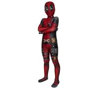 HDAKDDHG Costume di Halloween, tuta intera da eroe per ragazzi, con stampa 3D, costume da mostro, spaventoso, per Halloween, cosplay, feste, travestimento da urlo, 170