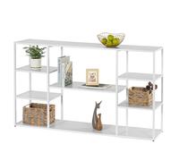 HDANI Tavolo Consolle,Mobili Ingresso Moderno,Consolle Ingresso,Telaio Robusto e Stabile,Piedini Regolabili,per Soggiorno,Corridoi,Porta d'ingresso (Bianco, 140 x 30 x 80 cm)