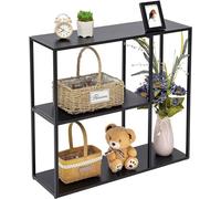HDANI Tavolo Consolle,Mobili Ingresso Moderno,Consolle Ingresso,Telaio Robusto e Stabile,Piedini Regolabili,per Soggiorno,Corridoi,Porta d'ingresso,80×25×75cm,Nero