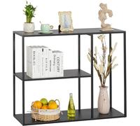 HDANI Tavolo Consolle,Mobili Ingresso Moderno,Consolle Ingresso,Telaio Robusto e Stabile,Piedini Regolabili,per Soggiorno,Corridoi,Porta d'ingresso,100×30×80cm,Nero