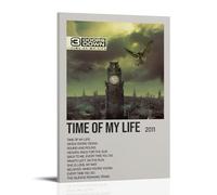 HDASURWORHRHI 3 Doors Down Album Time Of My Life Poster decorativo da parete su tela vintage decorazione artistica stampata poster 50 x 75 cm con cornice