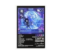 HDASURWORHRHI Poster decorativo da parete con album "Chase Atlantic Lost In Heaven", decorazione artistica da parete in stile vintage, 50 x 75 cm, senza cornice