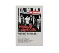 HDASURWORHRHI Poster decorativo da parete con stampa dei One Direction Midnight Memories, decorazione artistica da parete vintage, 50 x 75 cm, senza cornice