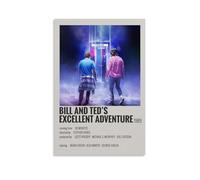 HDASURWORHRHI Poster su tela decorativa da parete con stampa di Bill & Ted's Excellent Adventure, stile vintage, 20 x 30 cm, senza cornice