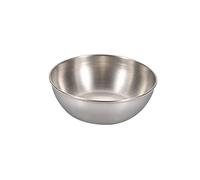 HDBCYUAZ Ciotola rotonda per immersioni in acciaio inox, piattino per spezie, piccola tazza per sushi, aceto di soia, contenitore per antipasti (C)