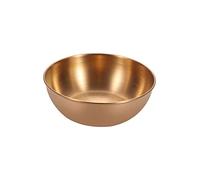 HDBCYUAZ Ciotola rotonda per immersioni in acciaio inox, piatto per spezie, piccola tazza per sushi, aceto di soia, contenitore per antipasti, salsa e piatti (E)