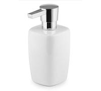 HDBCYUAZ Dispenser Sapone Ceramica Creativa Europea Hotel Sapone Gel Doccia Shampoo Box Soap Dispensing Bottiglia Flacone di distribuzione Distributore di liquidi(Wit)