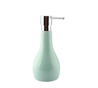 HDBCYUAZ Dispenser Sapone Creativo Emulsione Ceramica Bottiglia Manuale Lucida Ceramica Sapone dell'erogatore Semplice Moda Accessori for Il Bagno Distributore di liquidi(Green)