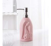 HDBCYUAZ Dispenser Sapone Hotel Club lozione Ceramica Bottiglia Hand Sanitizer Shampoo Gel Doccia Bottiglia sotto Bottiglia Creativa Stampa Bottiglia casa Distributore di liquidi