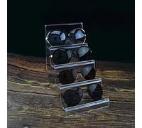 HDBCYUAZ Occhiali trasparenti multistrato Display STAND STAND CONTATORE PICCOLAMENTO ORNAMENTI MULTIFUNZIONI DISPLAY STAND STAGNALE BASSE(Four layers)