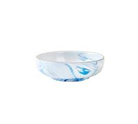 HDBCYUAZ piccole ciotole Salsa in ceramica piatto marmo modello rotondo frutta condimento condimento soia aceto ketchup salsa ciotola pigmenti placche tavola piatto salsa(A,1 pcs)