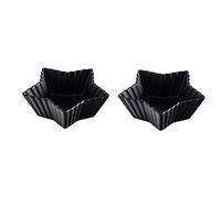 HDBCYUAZ piccole ciotole Sauce Dish 5.14Oz Star Shaped Ceramic Sushi Dipping Bowls Sauce Dish Seasoning Dishes Appetizer Plates Serving Dish Saucers Bowls (2 Pack) piatto salsa(A,M)
