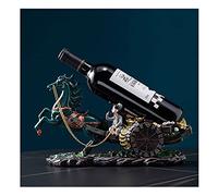 HDBCYUAZ Portabottiglie di vino Carrello Enologio da vino Portavolo Creativo Bottiglia di vino Mobile Regali Decorazioni for la casa Decorazioni interne Decorazioni Vino Bottiglia Vino