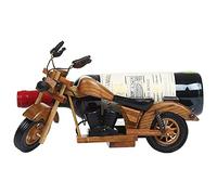 HDBCYUAZ Portabottiglie di vino Motorcycle Wine Rack Home Kitchen Bar Accessories Wine Bottle Holder Decor Display Shelf Handmade Wooden Wine Racks Bottiglia Vino