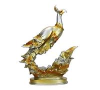 HDBCYUAZ Portabottiglie di vino Phoenix Wine Rack Bottle Crafts Bottle Holder Champagne Stand Bar Shelf Beer Storage Living Room Bottiglia Vino(Golden)