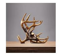 HDBCYUAZ Portabottiglie di vino Portabottiglie del vino Antler Antler Eno Ornamenti Diagonalmente disposto for l'artigianato Ornamenti domestici Tavolo da cucina Decorazione arte Bottiglia Vino