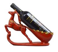 HDBCYUAZ Portabottiglie di vino Reindeer Bottle Wine Rack Holder Shelf Christmas Home Decor Accessories Living Room Wedding Gift Decoration Bottiglia Vino(B)