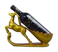 HDBCYUAZ Portabottiglie di vino Reindeer Bottle Wine Rack Holder Shelf Christmas Home Decor Accessories Living Room Wedding Gift Decoration Bottiglia Vino(A)