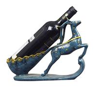 HDBCYUAZ Portabottiglie di vino Reindeer Bottle Wine Rack Holder Shelf Christmas Home Decor Accessories Living Room Wedding Gift Decoration Bottiglia Vino(C)