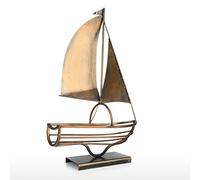 HDBCYUAZ Portabottiglie di vino Sailing Wine Holder Iron Art European Creative Wine Rack Bottle Storage Holder home decoration Bottiglia Vino
