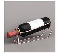 HDBCYUAZ Portabottiglie di vino Scaffale for vino, Scaffale for vino for armadietto Può contenere 1 bottiglia, 1 bottiglia in acciaio inox in acciaio inox metal deposito vino rosso Bottiglia Vino(C)