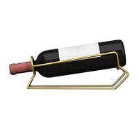 HDBCYUAZ Portabottiglie di vino Scaffale for vino, Scaffale for vino for armadietto Può contenere 1 bottiglia, 1 bottiglia in acciaio inox in acciaio inox metal deposito vino rosso Bottiglia Vino(A)