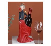 HDBCYUAZ Portabottiglie di vino Singolo Bottiglia BOTTIGLIA Cremagliera, Femminile Creative Sculpture Rack Resin Artigiano Artigianato controsoffitto, for bar e cantina Bottiglia Vino(A)