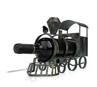 HDBCYUAZ Portabottiglie di vino Train Wine Bottle Holder Iron Art Creative Metal Wine Rack Classic Craft Bottle Stand Figurines Decoration Bottiglia Vino