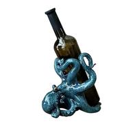 HDBCYUAZ Portabottiglie di vino Wine Rack Resin Devilfish Bottle Holder Deep Sea Monster Ornament Craft Barware Decor Pub Bottiglia Vino