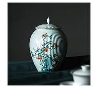 HDBCYUAZ Zuccheriera Barattolo di ceramica Barattolo con imballaggio Jar Imballaggio universale for il tè universale zucchero ciotola