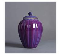 HDBCYUAZ Zuccheriera Barattolo di stoccaggio di ceramica famoso in ceramica Grande barattolo sigillato da un sterlina for stoccaggio for la casa di tè e caffè zucchero ciotola(E)