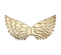 HDBHSBE Ala Dorata, Tessuto Scintillante Ala d'Angelo Dorata, Cupido da 16, 9x8, 7 Pollici con Cinturino Elastico, Costume per la Fata Principessa Fata Costume da Compleanno di Halloween Angelo