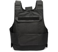 HDBHSBE Guida per Vettore di Piastra Impermeabile e Resistente all'Usura con scanalature Cave Costume a Rilascio rapido con Tasca Nascosta per Costume da Allenamento all'aperto