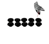 HDBUBALUS 10 Pezzi di Gommini Neri Lucidi Adatti per Pedane Poggiapiedi Harley