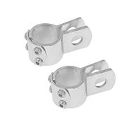 HDBUBALUS 3,2 cm 32 mm Highway Pioli Mount Engine Guard Crash Bar Peg Morsetti per Harley Road King Street Glide Chrome