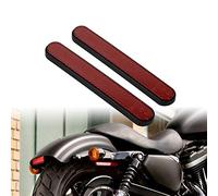 HDBUBALUS Anteriore Posteriore Riflettore Adesivo Borsa Da Sella Fermo Copertura Riflettore Forcella Inferiore Riflettore Adatto per Harley Touring Sportster Xl883 Touring Dyna 1 Paio