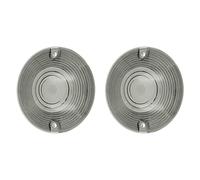 HDBUBALUS Copriobiettivo per Indicatori di Direzione Affumicato per Moto Da 3 1/4 "per Harley Touring Electra Glide Road King