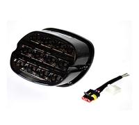 HDBUBALUS Fanale Posteriore A Led per Moto per Harley Dyna Fat Boy Flstf Night Train Fxstb Softail Sportster Road King Electra Glide Nero