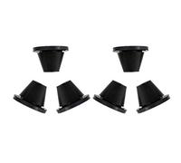 HDBUBALUS Gommini Laterali In Gomma Adatti per Harley Touring Glide Fltr Flhx 1996-2007 6 Pezzi