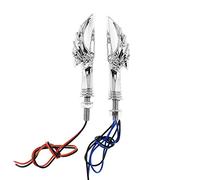 HDBUBALUS Indicatori di Direzione A Led Indicatore di Direzione Lampeggiante A Led Adatto per Harley Crusier Bobber Chrome