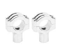 HDBUBALUS Manubrio per moto da 3,25 cm, montaggio a morsetto adatto per Harley Sportster Road King Dyna Softail (colore: cromato)