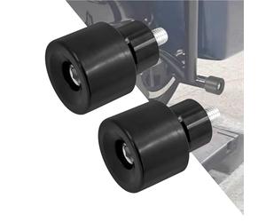 HDBUBALUS Moto Crash Bar Guard Ball Engine Guard Collision Protector Fit for Harley 2Pc Nero