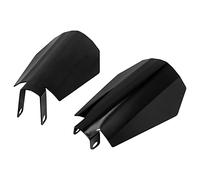 HDBUBALUS Paramani per Moto Paramani Tagliati A Bara Grandi per Harley Touring Street Glide Road King Electra Glide Bagger Bright Black 1 Paio