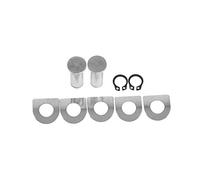 HDBUBALUS Parti del Motociclo Pedane In Alluminio Kit di Montaggio Perni Adatti per Harley Dyna Softail Sportster V Rod Night Rod Flhx