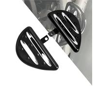 HDBUBALUS Pedane Cnc Pedane Poggiapiedi Pedana Adatta per Harley Sportster 883 1200 Touring Dyna Softail Nero