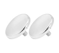 HDBUBALUS Tappi per specchietti interni per moto, CNC, per fori dello specchio, viti e fori di montaggio, adatti per Harley Batwing Street Glide Electra Glide Tri Glide 1996-2016, cromati