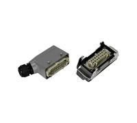 HDC-HE-16 Nucleo Connettore con ingresso superiore/laterale Inserti industriali for carichi pesanti 16A Contatto terminale cavo rettangolare a 16 pin WHE16(Top entry)