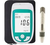 HDCCDM Blood Tester, 3 in 1 Analyzer for Blood Sugar,Uric Acid,Cholesterol Monitor with Test Strips Home Test Kit with 50 Blood Sugar +25 Uric Acid +10 Cholesterol Test Strips Analyzer