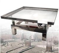 HDCCDM Concrete Vibrating Table, Stainless Steel Vibration Platform 50 X 50 Cm, Frequency 3000 Times/min -3600 Times/min, for Concrete Vibration Test, Remove Bubbles & Precipitate, 20KG Load Capacity