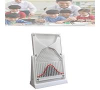 HDCCDM Modello Matematico della Distribuzione Normale, Pannello da Tavolo Galton Board con Curva Rossa, Oggetti di Scena Sperimentali per Il Teorema del Limite Centrale, Ornamenti Antistress